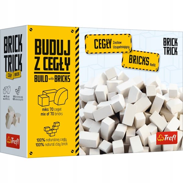 BRICK TRICK CASTLE BRICKS HVIDE 70