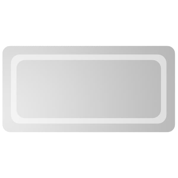vidaXL Badrumsspegel med LED, 40x80 cm