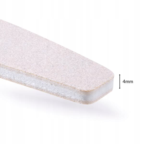 Aba Group SÄKER FÖRPACKNING HALFMOON nagelfil 100/180 Liten linje, STANDARD 100 st