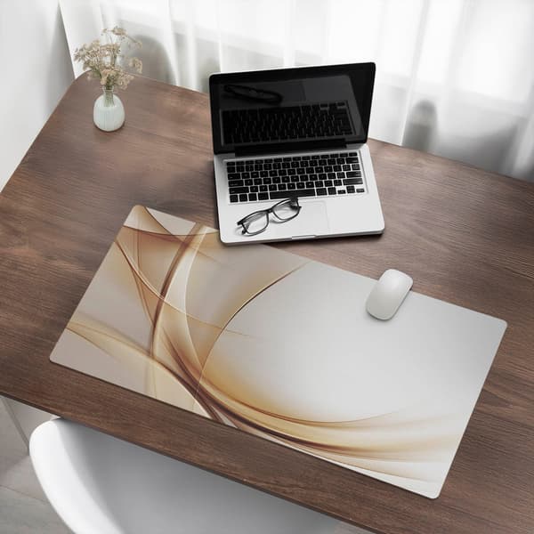 Dekorativ laptopskrivbordsmatta med abstrakta linjer 90x45 cm