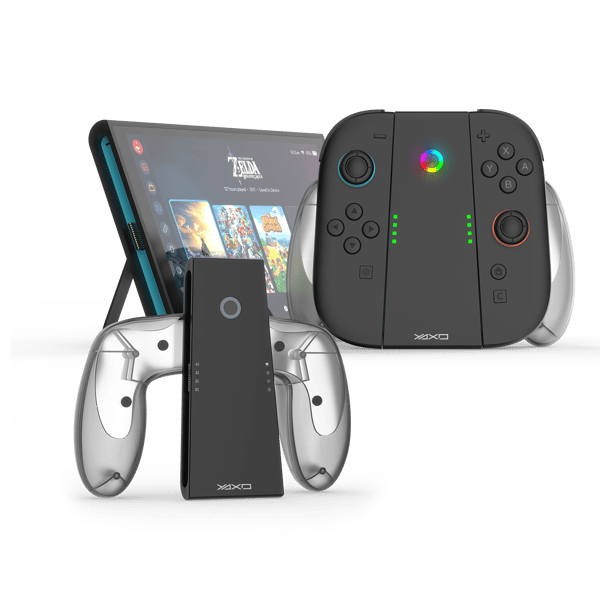 Yaxo Joy-Con Thumbstick SÆT til NS2 Techno Sort
