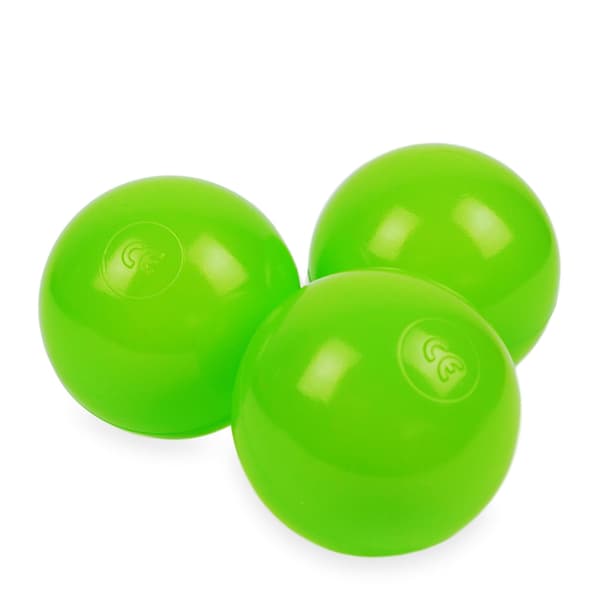 Legebolde ø7cm 150 stk lysegrønne