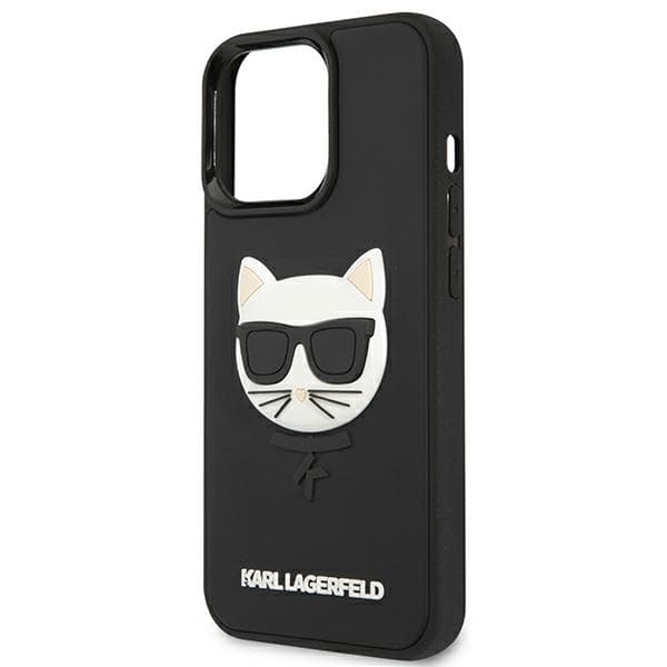 Karl Lagerfeld 3D gummi-cover til 13 Pro / 13, sort