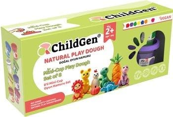 Naturlig play dej øko kopper 8 stk