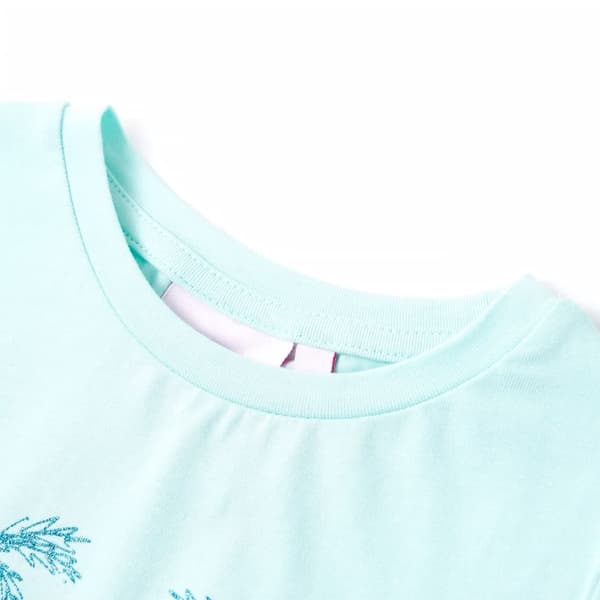 Børne-T-shirt, lyseblå, 128