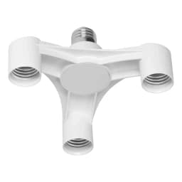 Splitteradapter Lamphållare Bred E27 3xE27