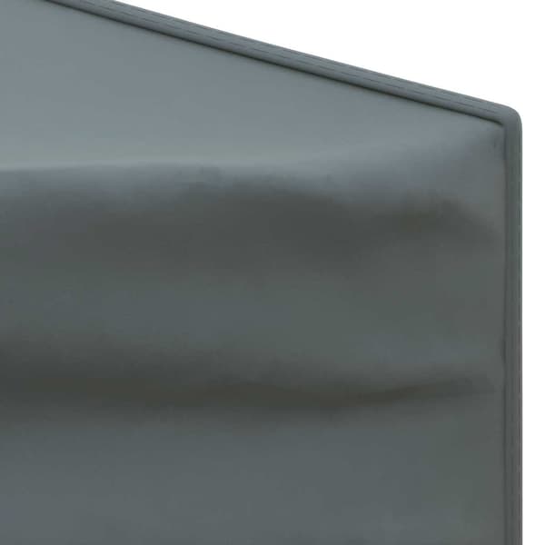 vidaXL foldbart festtelt med sider, antracit, 3x6 m