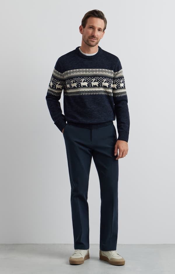 Julemønster sweater S
