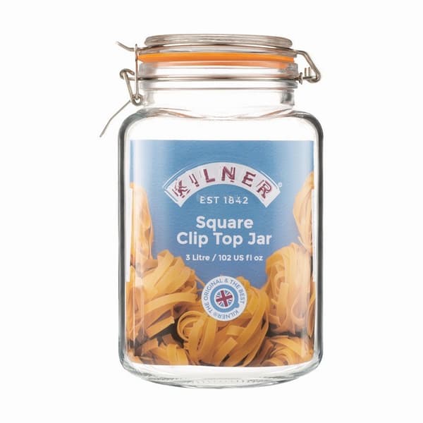 3 litran klipsikannellinen purkki / Kilner