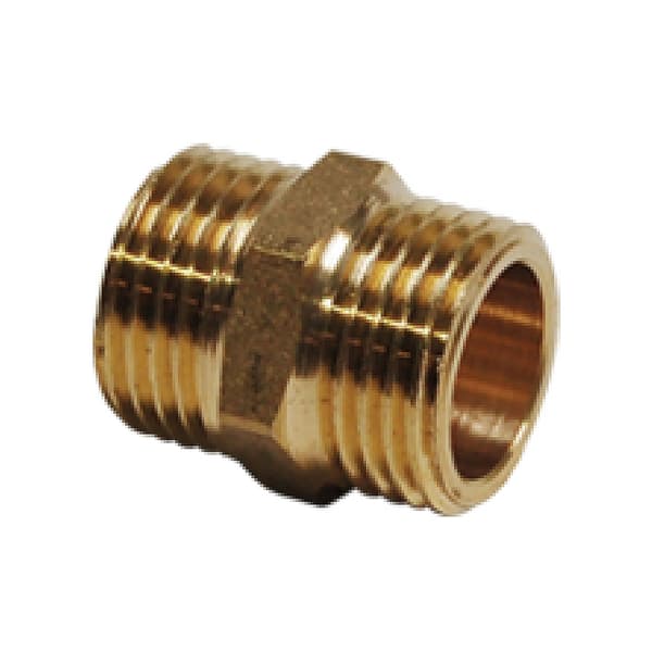 Idmar Messingnippel 1" DN25 til Vandinstallationer