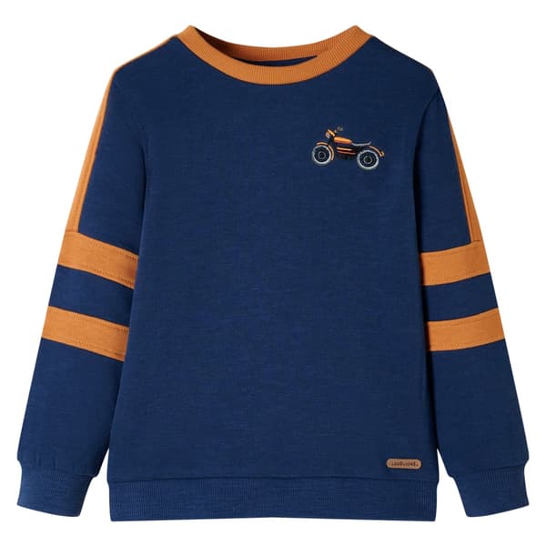 Børnesweatshirt, indigo, 92