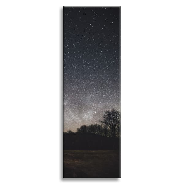Lærredstryk Rummet Stjernehimmel 40x120