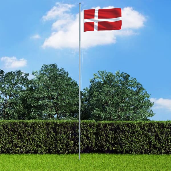 vidaXL Dansk flag, 90x150 cm