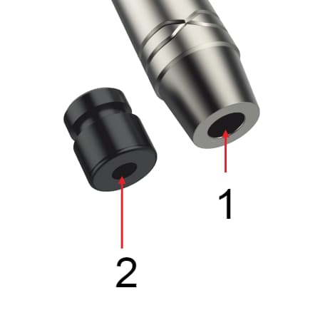 3,5 mm stereo jackplugg Roxtone RMJ3PX-BG