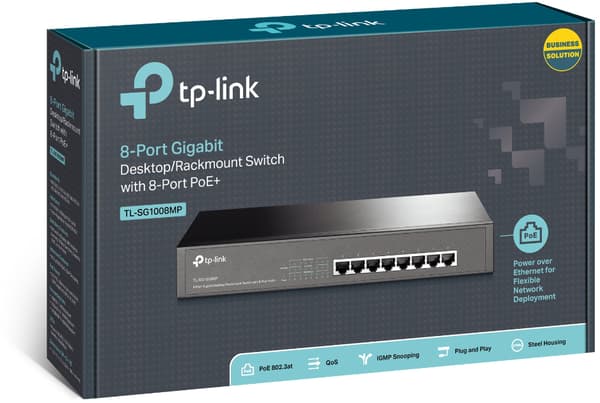 TP-LINK TL-SG1008MP -kytkin