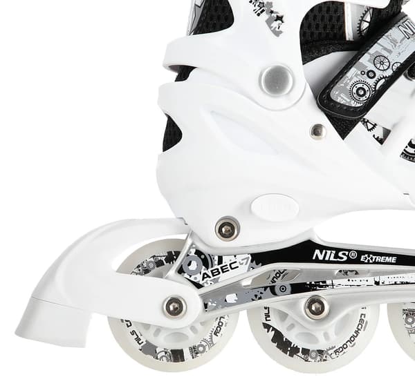 Nils Extreme 4 in 1 Rollerblades NH10905 31-34 S LED Vit