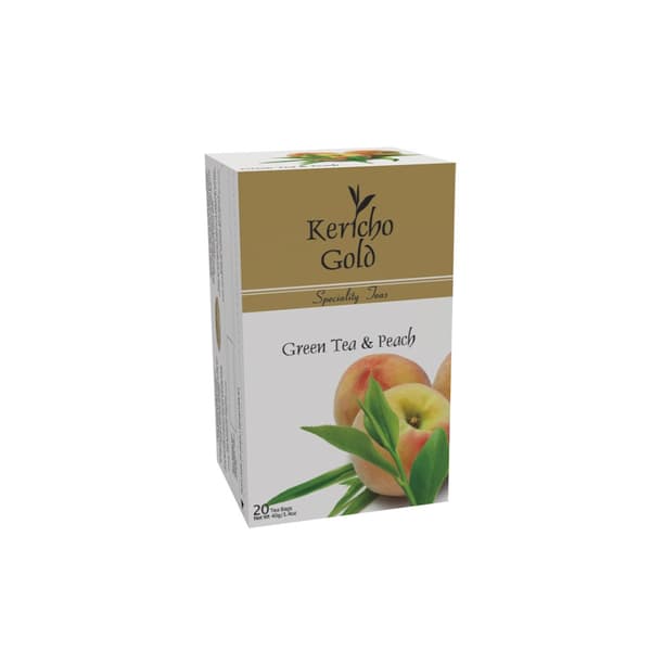KERICHO GOLD -erikoistee VIHREÄ TEE JA PERSIKKA