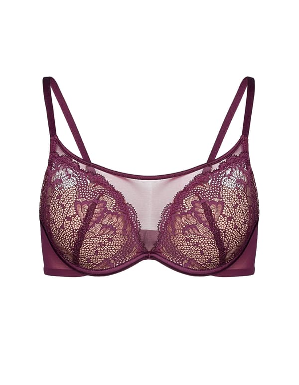 Crown Esotiq Push-up Bh | Lilla 65E