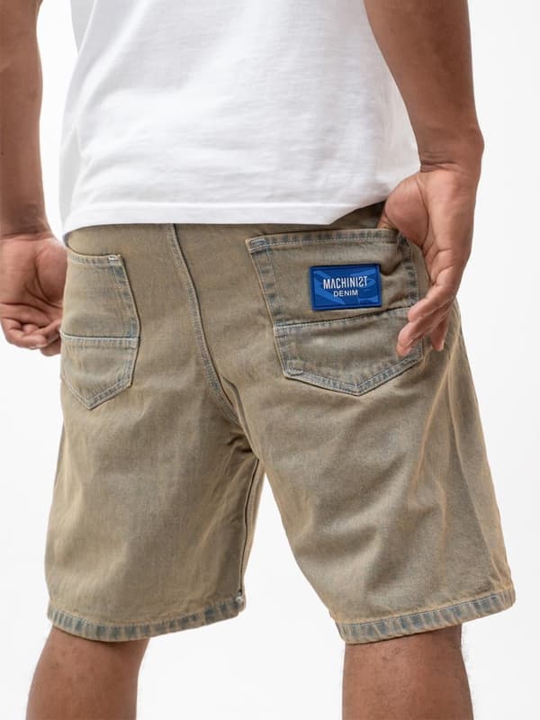 MyStars Blå Basic Herr Bruna Jeansshorts 29