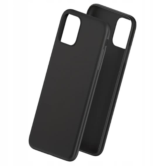 Etui til SAMSUNG GALAXY S22 MAT SILIKONE SORT BAGSIDER + GLAS