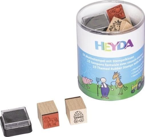 15 postimerkin setti tyynyllä, Maatila