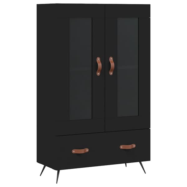 vidaXL højskab sort 69,5x31x115 cm