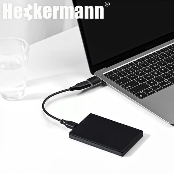 Heckermann USB-A till C-adapter