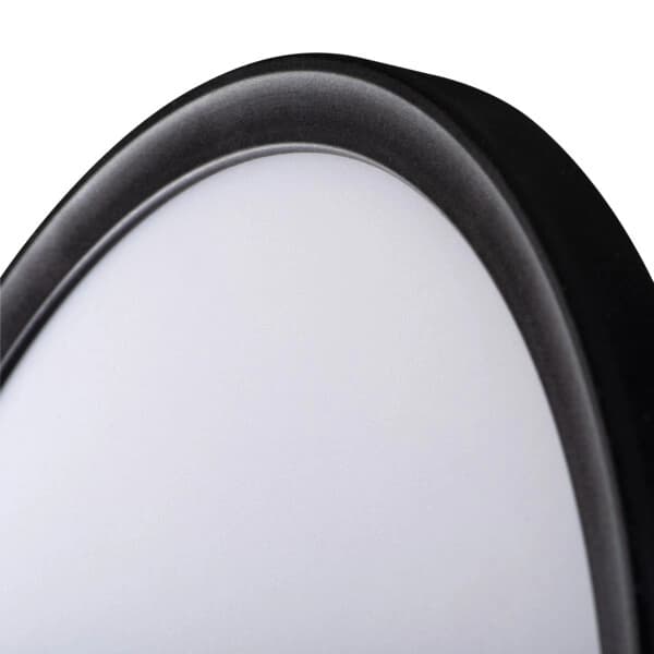 LED loftslampe til overflademontering AZPO 11,8W neutral rund sort