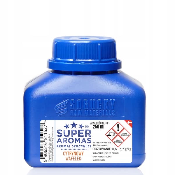 Super aromas citron madsmagsvaffel 250 ml