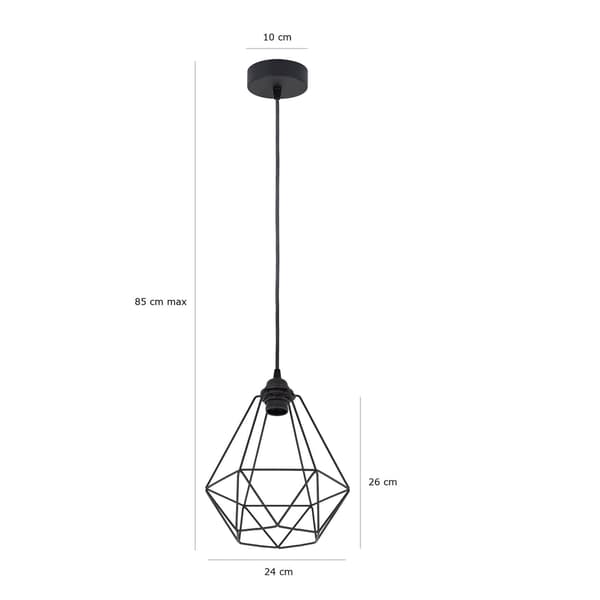 Tornado IK1 lampa svart