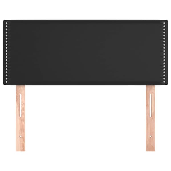vidaXL Hovedgærde til seng sort 90x5x78/88 cm kunstlæder
