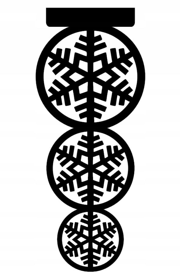 JULGARDIN Jul ÖPPNA Snöflingor