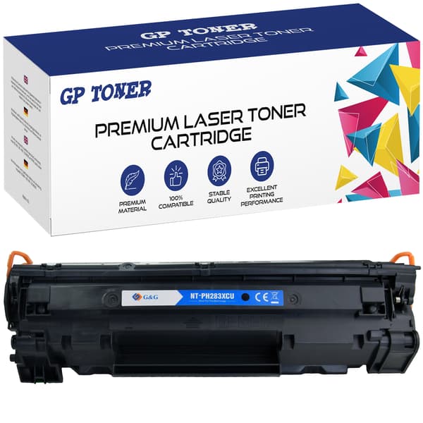 Toner til HP 83X CF283X GP-HCF283X printer