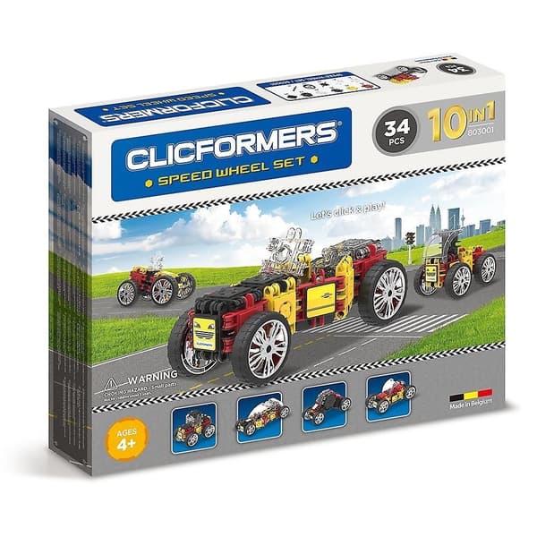 Clicformers Speed Wheel klodser 34 stk.