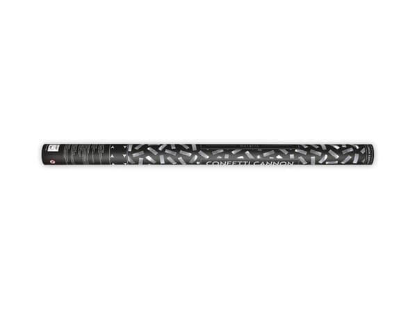 Konfettirør sølv 80cm