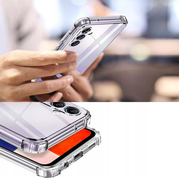 ETUI til Samsung Galaxy A14 5G STØDFRI ETUI BAGGETUI ARMOR + GLAS