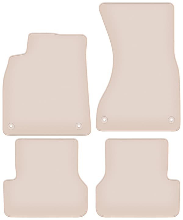 PREMIUM beige gulvmåtter til: Audi A7 coupé, sportback 2011-