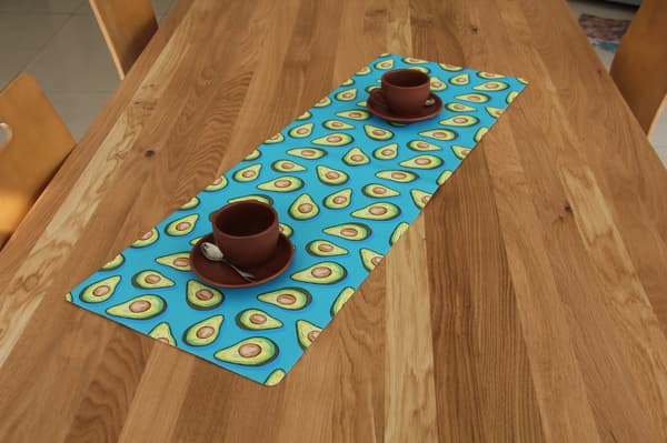 AVOCADO bordløber 95x33 cm