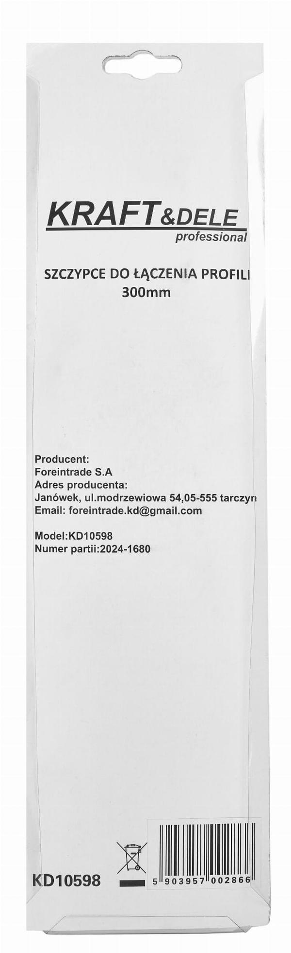 Profiililiitospihdit 300 mm KD10598