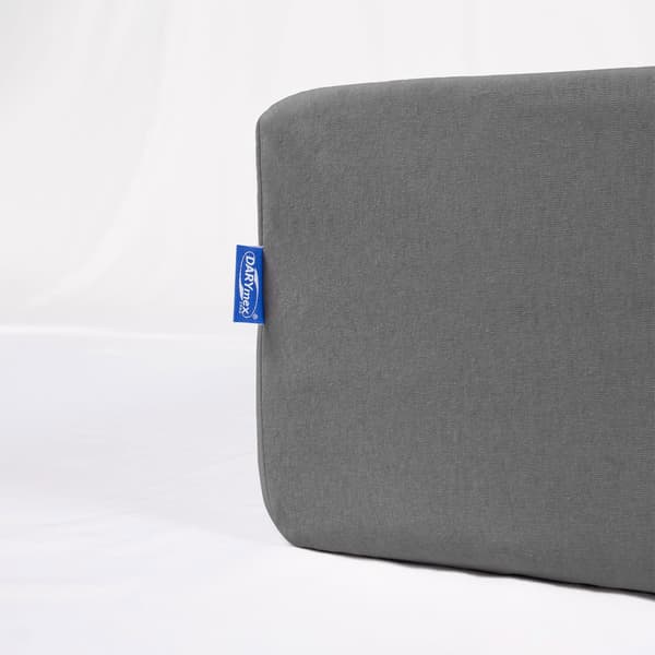 Stræklagen 140x200 elastisk JERSEY 100% BOMULD farve grå