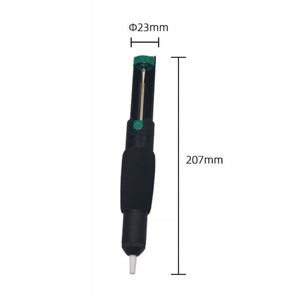 Loddekolvssugepumpe sort 35cm-HG