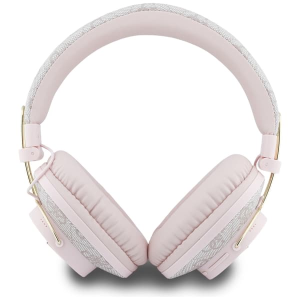 Guess Triangle Logo Bluetooth ENC -nappikuulokkeet, pinkit