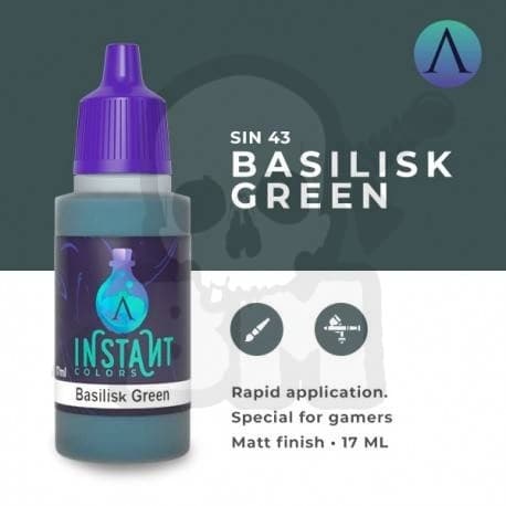 SIN-43-asteikon väri: Instant Basilisk Green