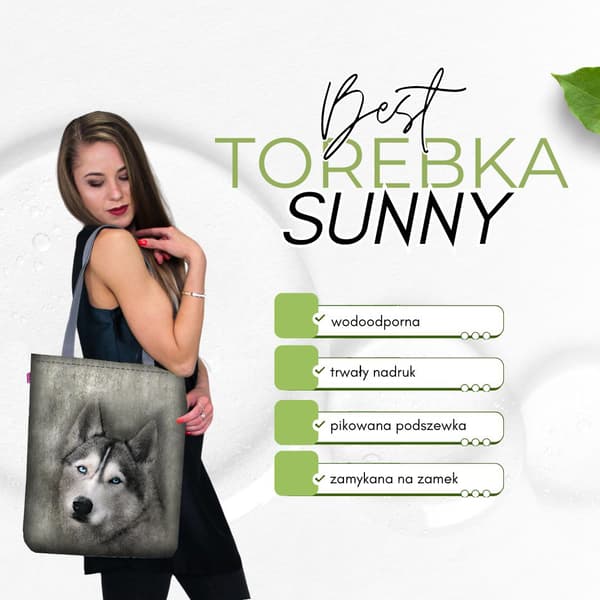 SUNNY canvasväska - Husky