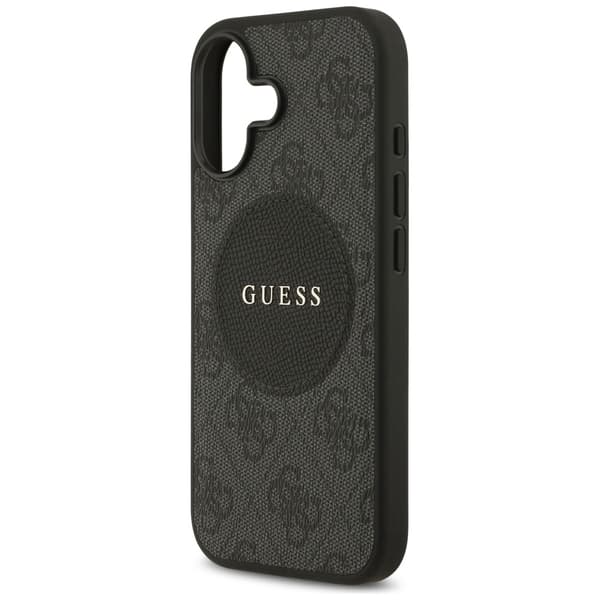 Guess 4G Circle Classic Logo MagSafe-etui til iPhone 17, sort