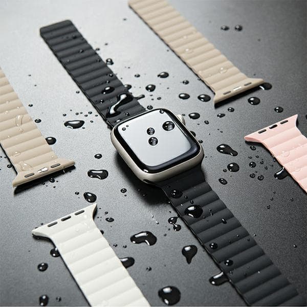 Araree Silikonearmbånd til Apple Watch 38/40/41mm Lyserød Grøn