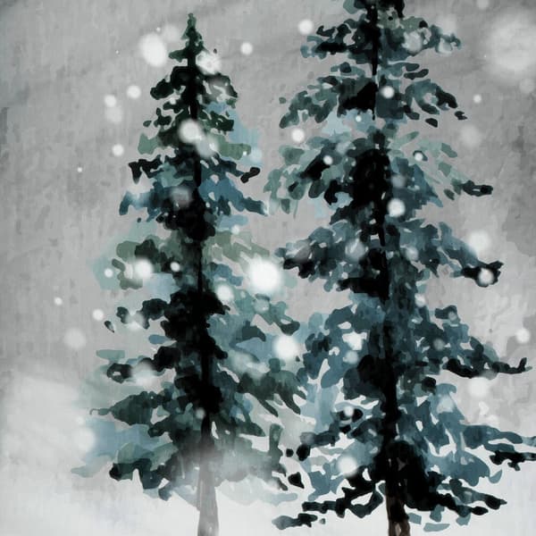 FOREST Jouluinen vuodevaate 140X200 cm puuvillaa