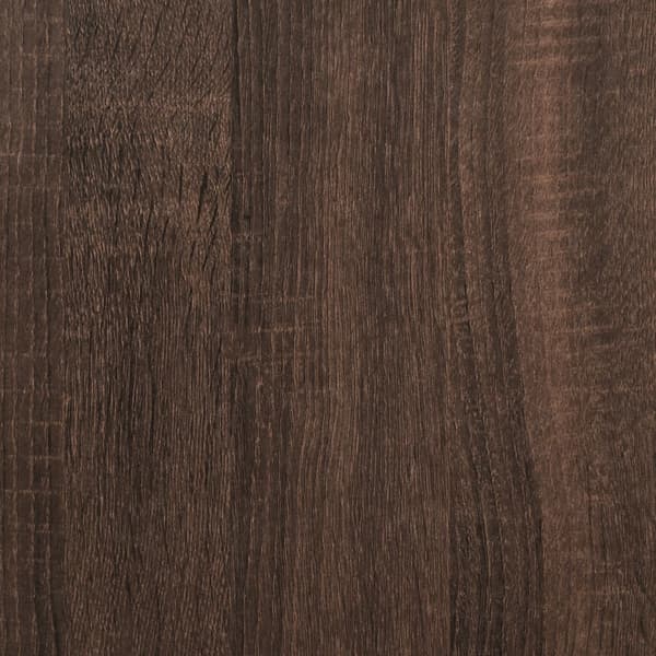 vidaXL sofabord brunt egetræ 80x50x50 cm træbaseret materiale