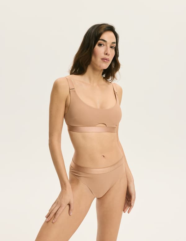 Bianco Esotiq Soft Bh | Lysebrun M