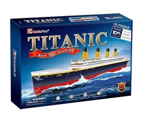 3D-PUSSEL TITANIC SKEPPSET XL 113 BITAR 0110